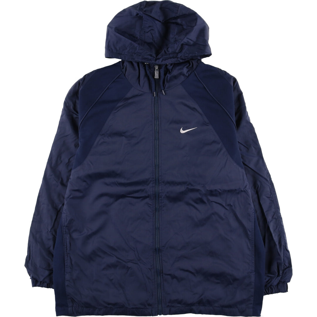 Nike Nylon Parka, Men's Size M Nylon navy blue type Vintage Second Hand