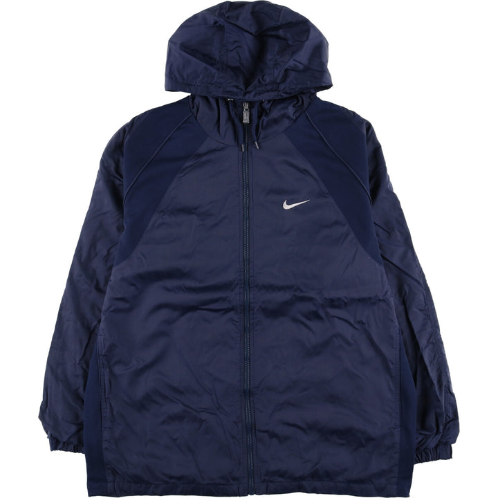 Nike Nylon Parka, Men's Size M Nylon navy blue type Vintage Second Hand