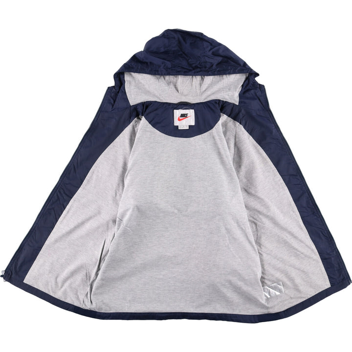 Nike Nylon Parka, Men's Size M Nylon navy blue type Vintage Second Hand