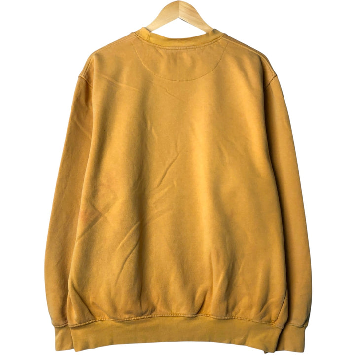 00'S Nike One Point Logo Sweatshirt Trainer Men's L size cotton yellow type Vintage Second Hand
