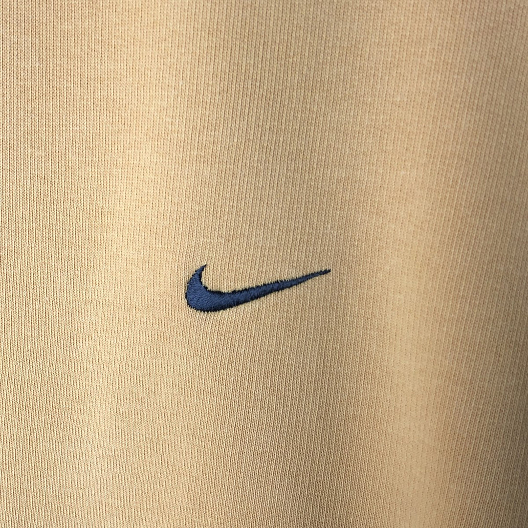 00'S Nike One Point Logo Sweatshirt Trainer Men's L size cotton yellow type Vintage Second Hand