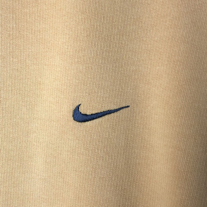 00'S Nike One Point Logo Sweatshirt Trainer Men's L size cotton yellow type Vintage Second Hand
