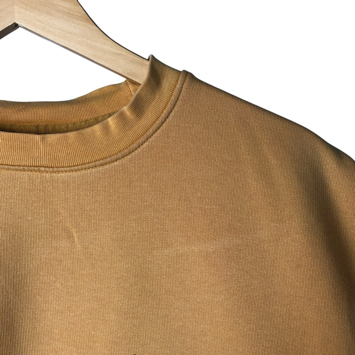 00'S Nike One Point Logo Sweatshirt Trainer Men's L size cotton yellow type Vintage Second Hand