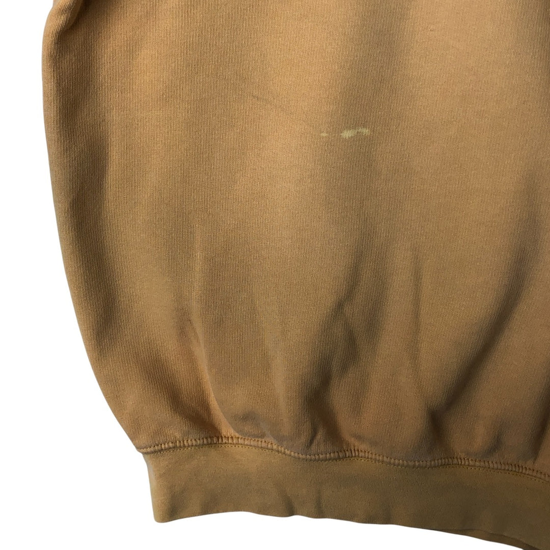 00'S Nike One Point Logo Sweatshirt Trainer Men's L size cotton yellow type Vintage Second Hand