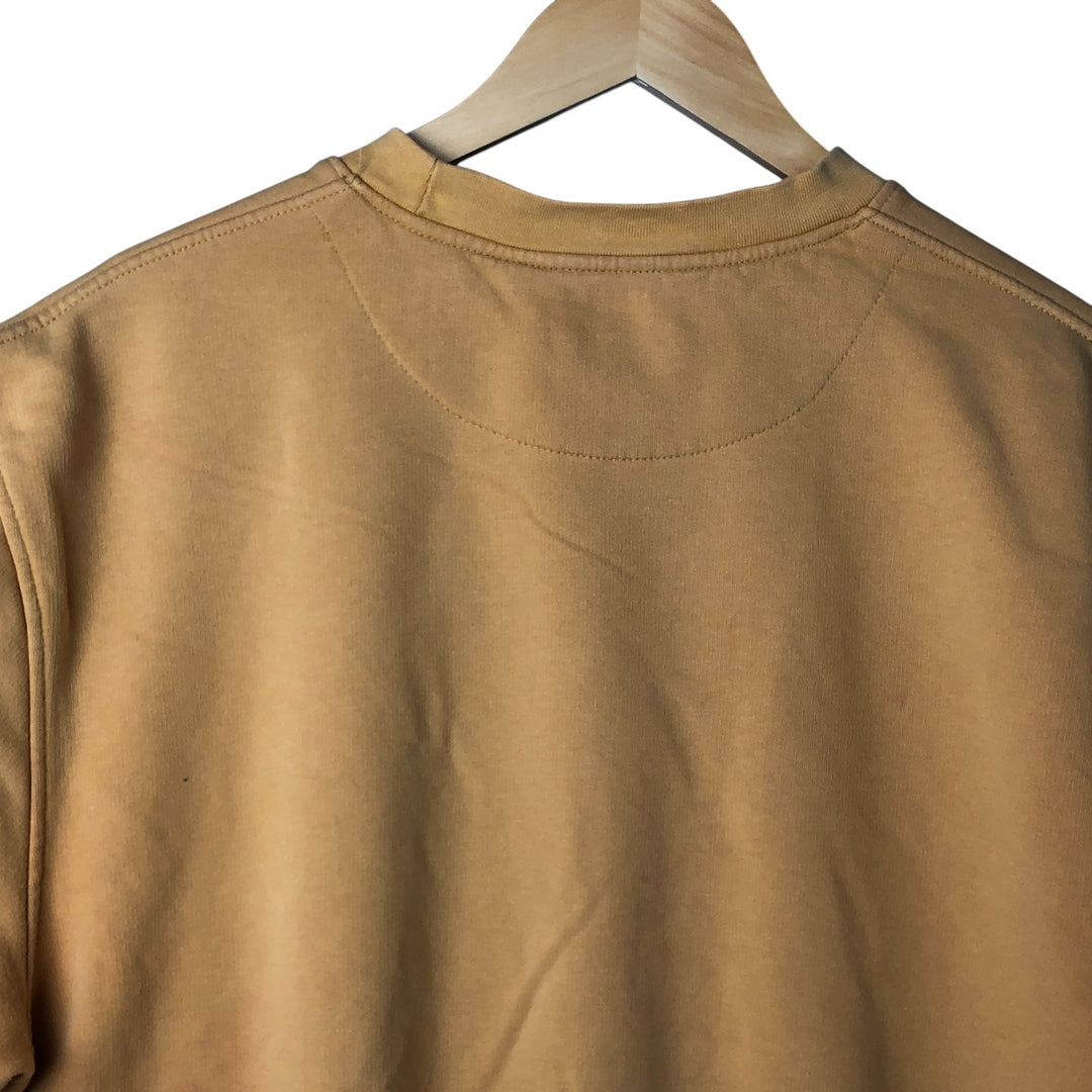 00'S Nike One Point Logo Sweatshirt Trainer Men's L size cotton yellow type Vintage Second Hand