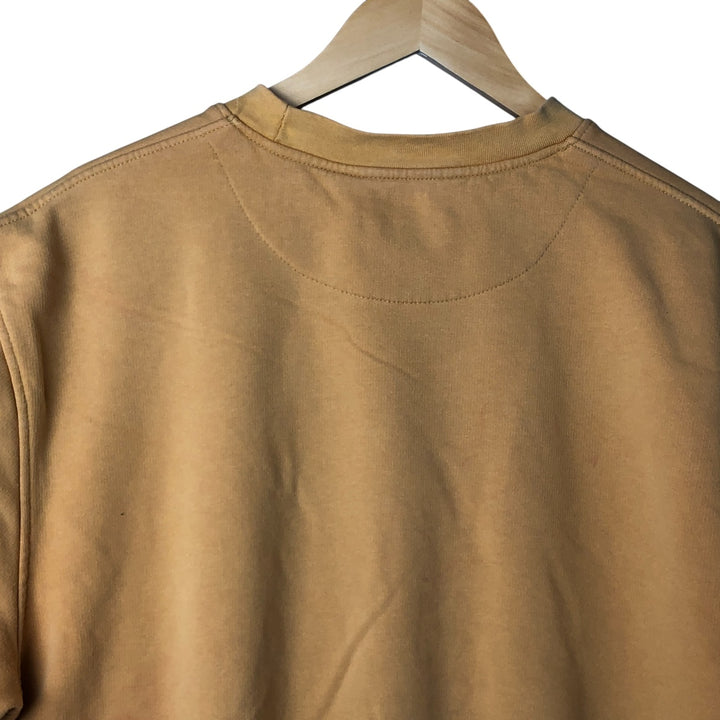 00'S Nike One Point Logo Sweatshirt Trainer Men's L size cotton yellow type Vintage Second Hand