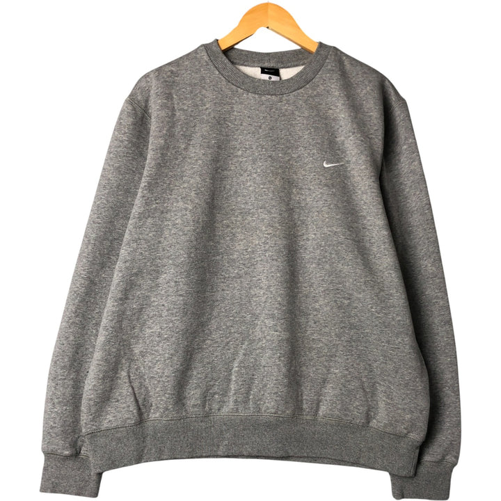 Nike One Point Logo Sweatshirt, Trainer, Men's XL cotton gray type Vintage Second Hand