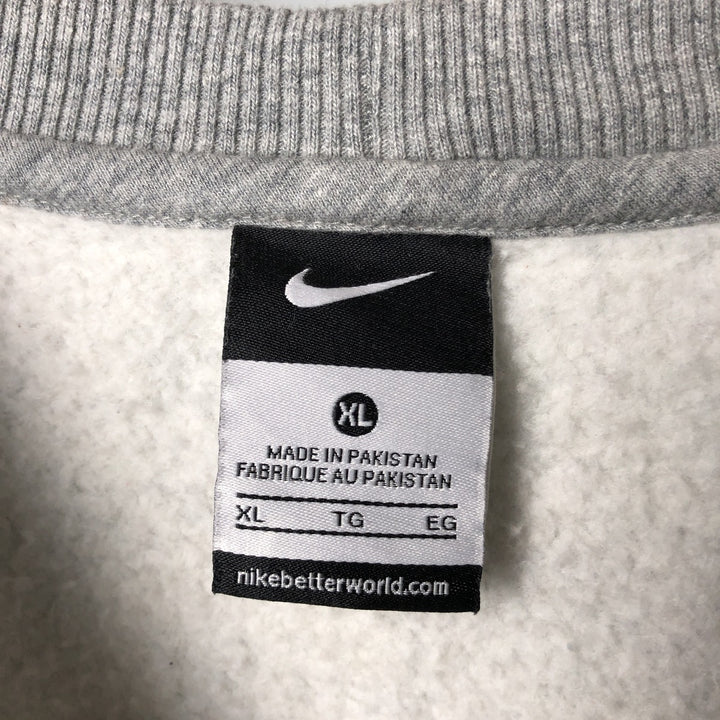 Nike One Point Logo Sweatshirt, Trainer, Men's XL cotton gray type Vintage Second Hand