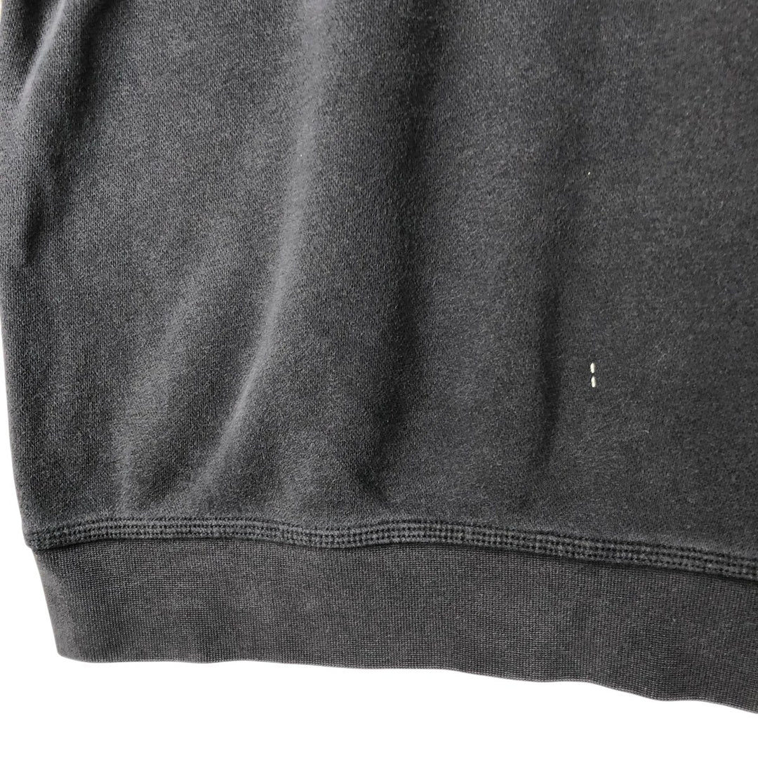 Nike logo sweatshirt, size L, men's cotton black type Vintage Second Hand