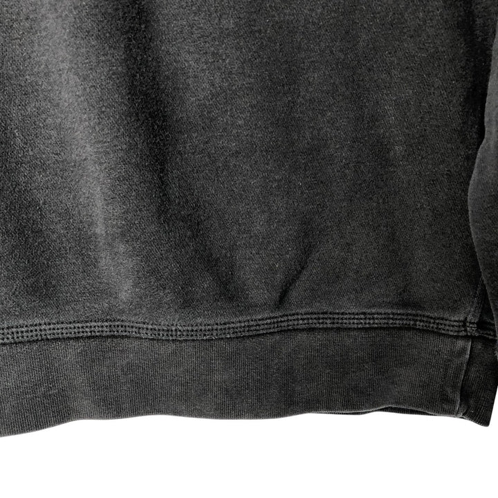 Nike logo sweatshirt, size L, men's cotton black type Vintage Second Hand