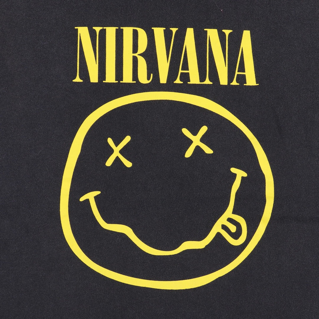 SUNNYVILLE NIRVANA Band T-Shirt, Men's Size L cotton black type Vintage Second Hand