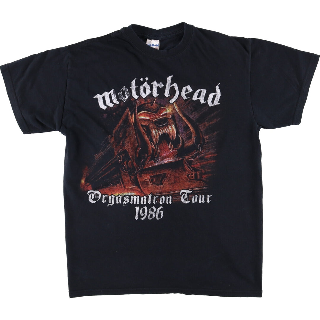 Gildan MOTORHEAD Band T-Shirt, Men's Size Medium cotton black type Vintage Second Hand