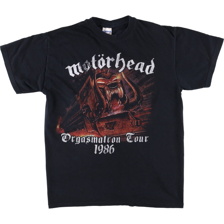 Gildan MOTORHEAD Band T-Shirt, Men's Size Medium cotton black type Vintage Second Hand