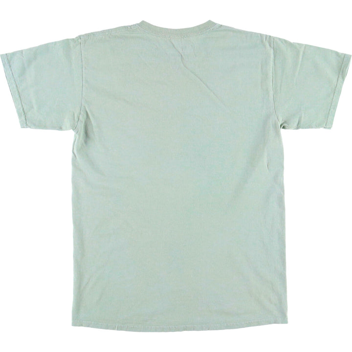 Billie Eilish Band T-shirt, Men's M size cotton Mint green Vintage Second Hand