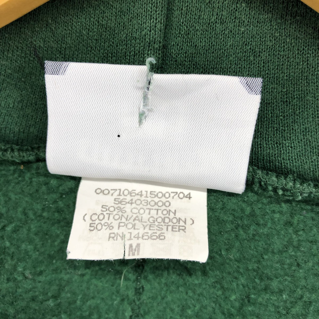 Vintage 90'S Lee Heavyweight Full-Zip Hoodie, Made in USA, Men's Size Medium cotton green type Vintage Second Hand