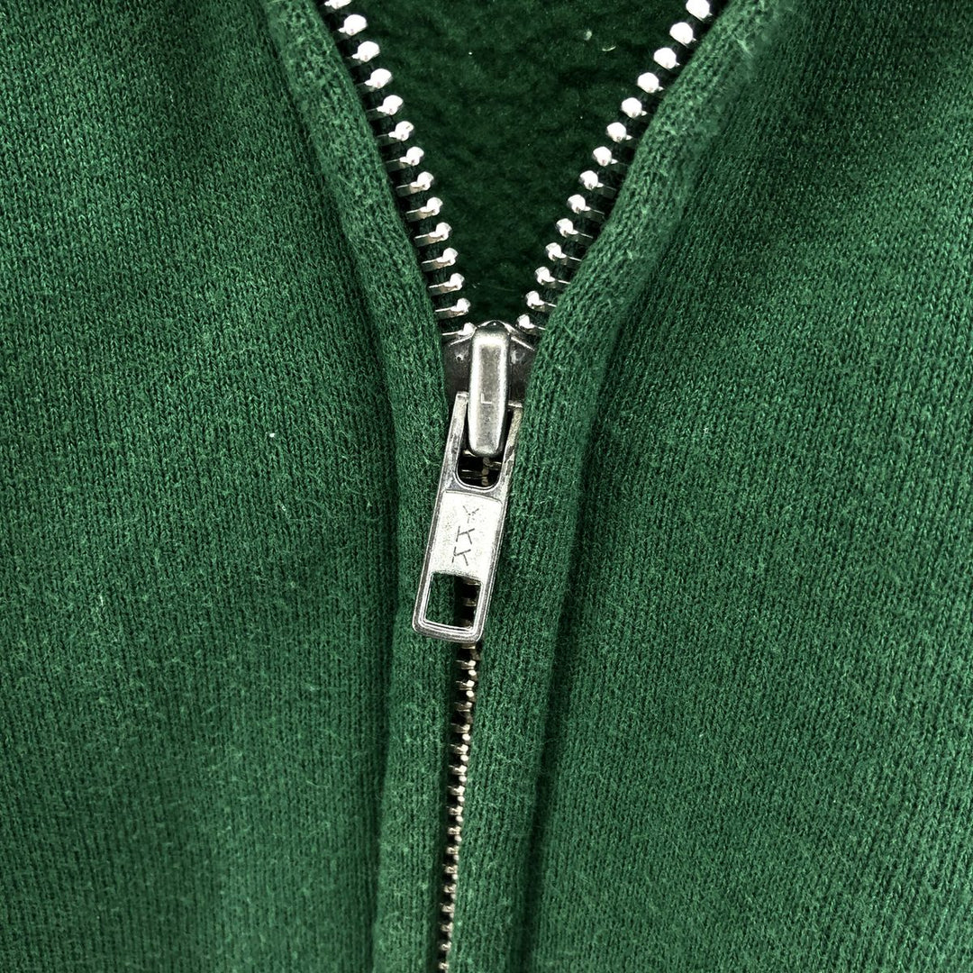 Vintage 90'S Lee Heavyweight Full-Zip Hoodie, Made in USA, Men's Size Medium cotton green type Vintage Second Hand
