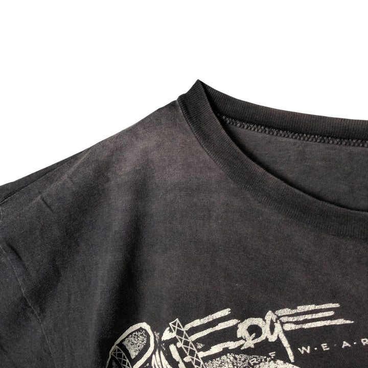 90'S Vintage Printed T-Shirt, Men's XL unclear black type Vintage Second Hand