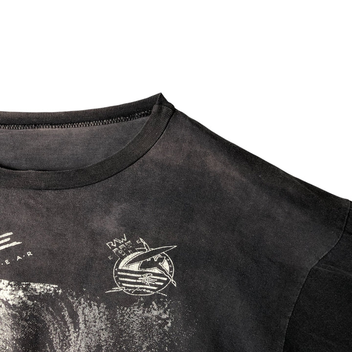 90'S Vintage Printed T-Shirt, Men's XL unclear black type Vintage Second Hand