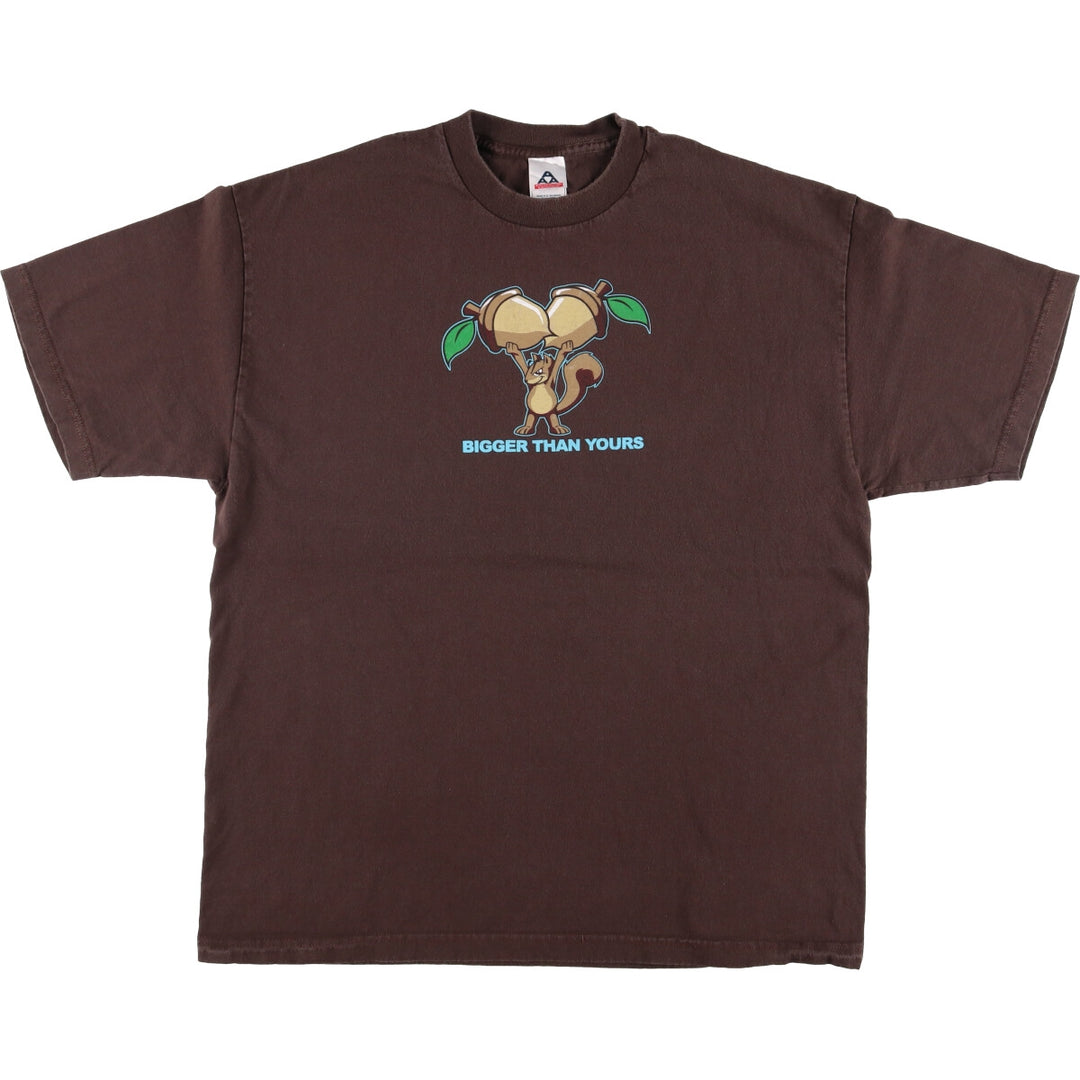 2000'S ALSTYLE Ero T-shirt, Men's XL cotton brown type Vintage Second Hand