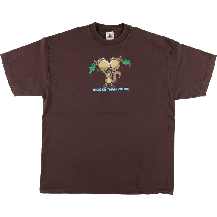 2000'S ALSTYLE Ero T-shirt, Men's XL cotton brown type Vintage Second Hand