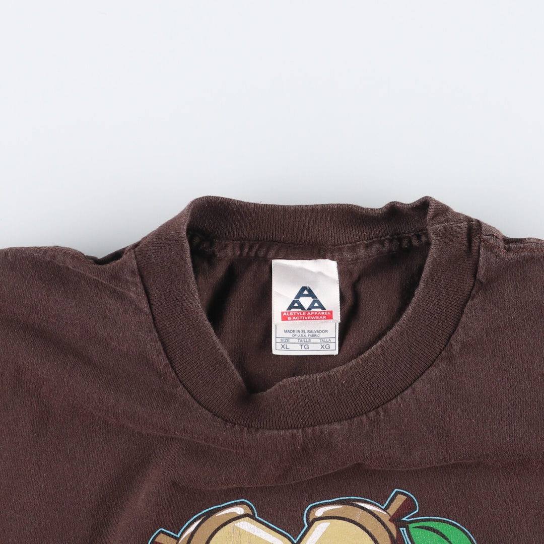 2000'S ALSTYLE Ero T-shirt, Men's XL cotton brown type Vintage Second Hand