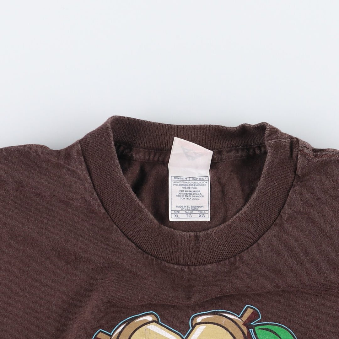 2000'S ALSTYLE Ero T-shirt, Men's XL cotton brown type Vintage Second Hand