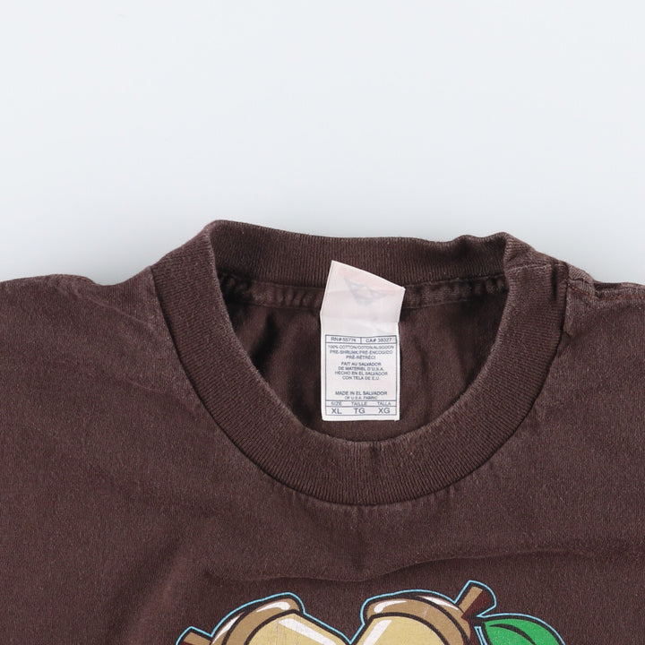 2000'S ALSTYLE Ero T-shirt, Men's XL cotton brown type Vintage Second Hand