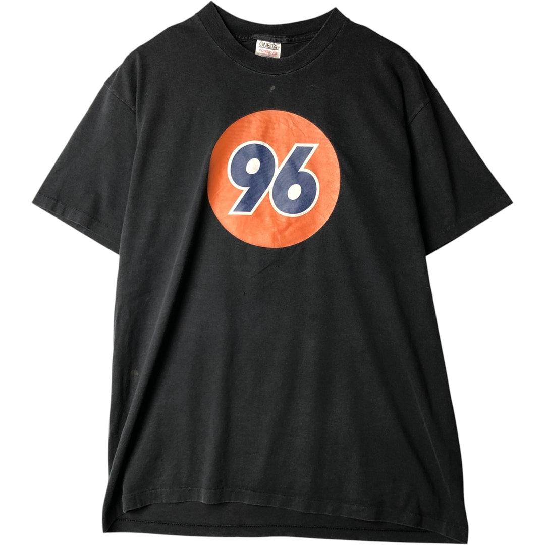 90'S ONEITA Parody Print T-Shirt, Men's XL, Vintage cotton black type Vintage Second Hand