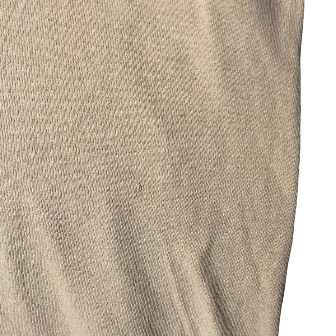 Coronel Tapiocca Printed T-Shirt, Made in USA, Men's XL cotton Beige type Vintage Second Hand