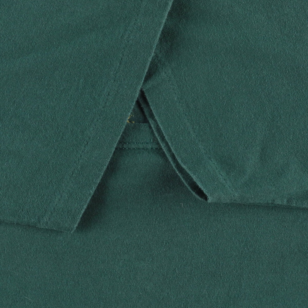 90s-00'S BELTON Printed T-Shirt, Made in USA, Men's Size L cotton green type Vintage Second Hand