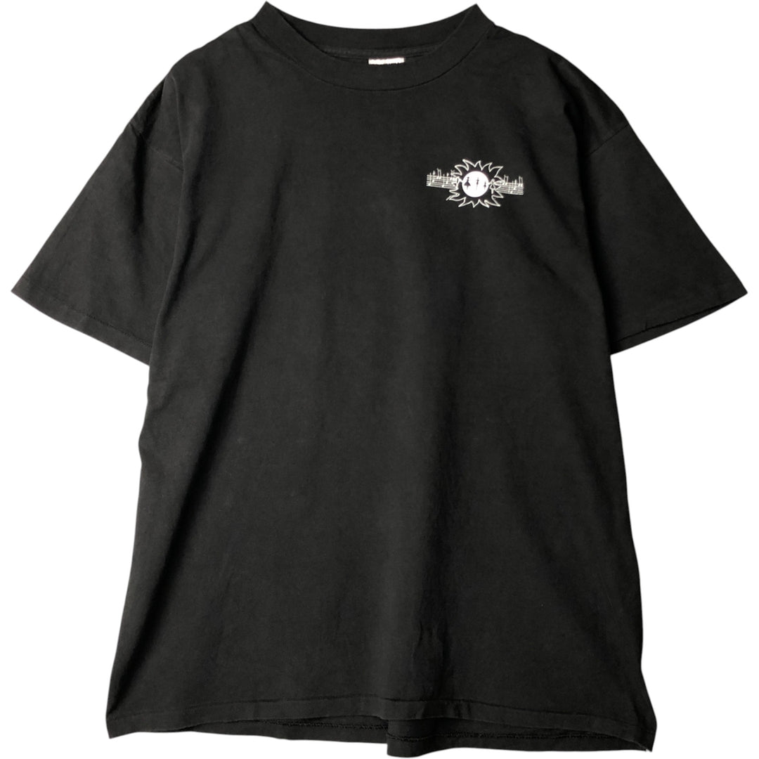 90'S ONEITA Printed T-shirt Made in USA Men's XL Vintage cotton black type Vintage Second Hand