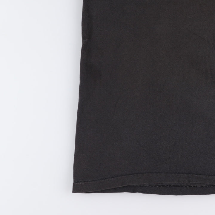 90'S Fruit of the Loom printed T-shirt, made in the USA, men's XXL, vintage cotton black type Vintage Second Hand
