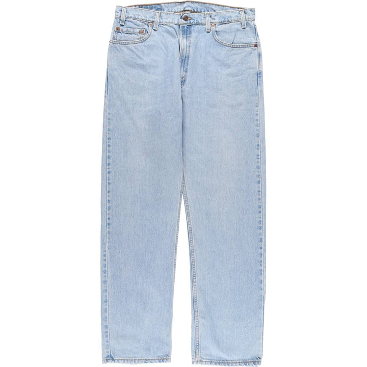90'S Levi's 505 REGULAR FIT STRAIGHT LEG Tapered Denim Pants Made in USA Men's W36 Vintage cotton blue type Vintage Second Hand
