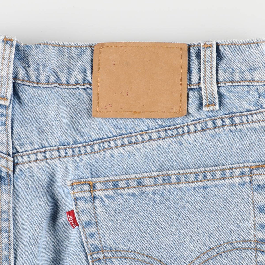90'S Levi's 505 REGULAR FIT STRAIGHT LEG Tapered Denim Pants Made in USA Men's W36 Vintage cotton blue type Vintage Second Hand