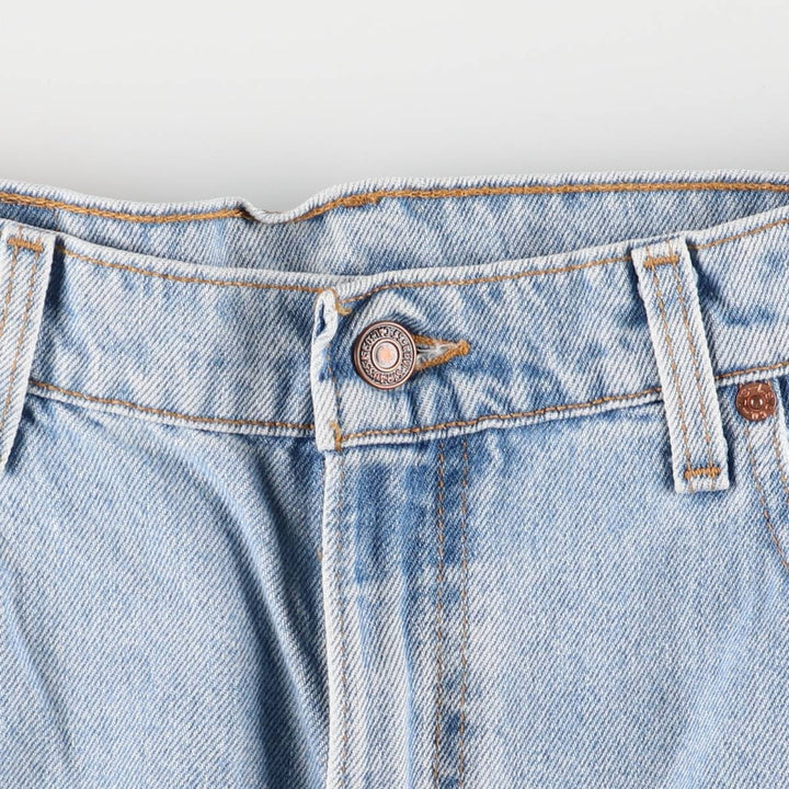 90'S Levi's 505 REGULAR FIT STRAIGHT LEG Tapered Denim Pants Made in USA Men's W36 Vintage cotton blue type Vintage Second Hand