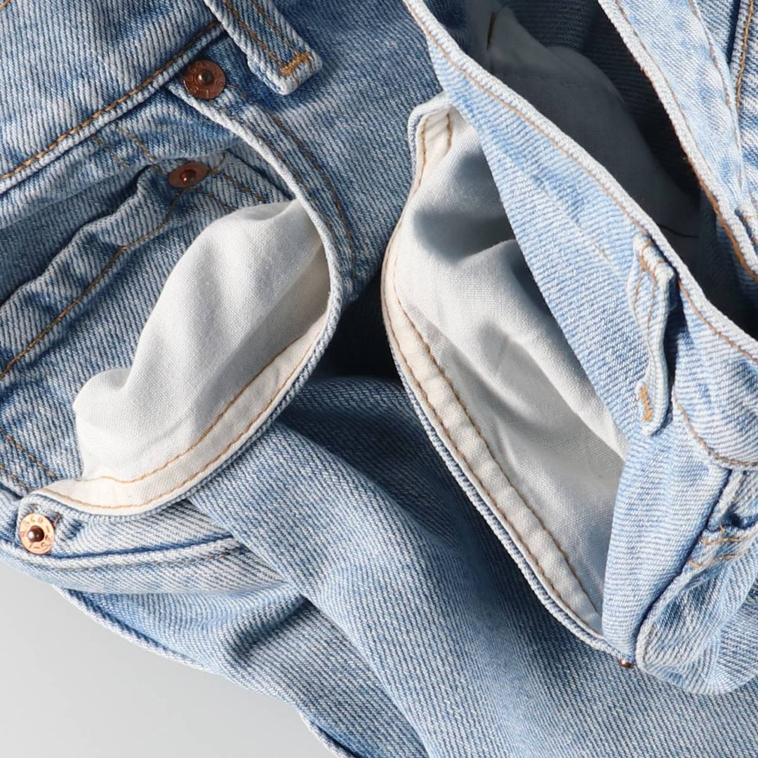 90'S Levi's 505 REGULAR FIT STRAIGHT LEG Tapered Denim Pants Made in USA Men's W36 Vintage cotton blue type Vintage Second Hand
