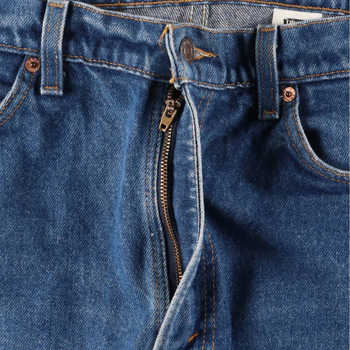 90'S Levi's 505 Regular Fit Straight Leg Tapered Denim Pants with Orange Tab, Made in USA, Men's Size 36 cotton blue type Vintage Second Hand