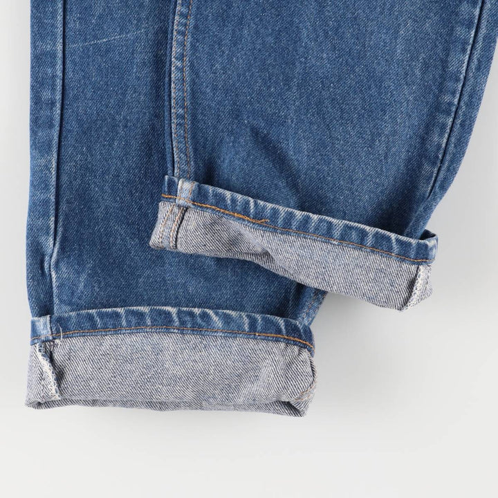 90'S Levi's 505 Regular Fit Straight Leg Tapered Denim Pants with Orange Tab, Made in USA, Men's Size 36 cotton blue type Vintage Second Hand