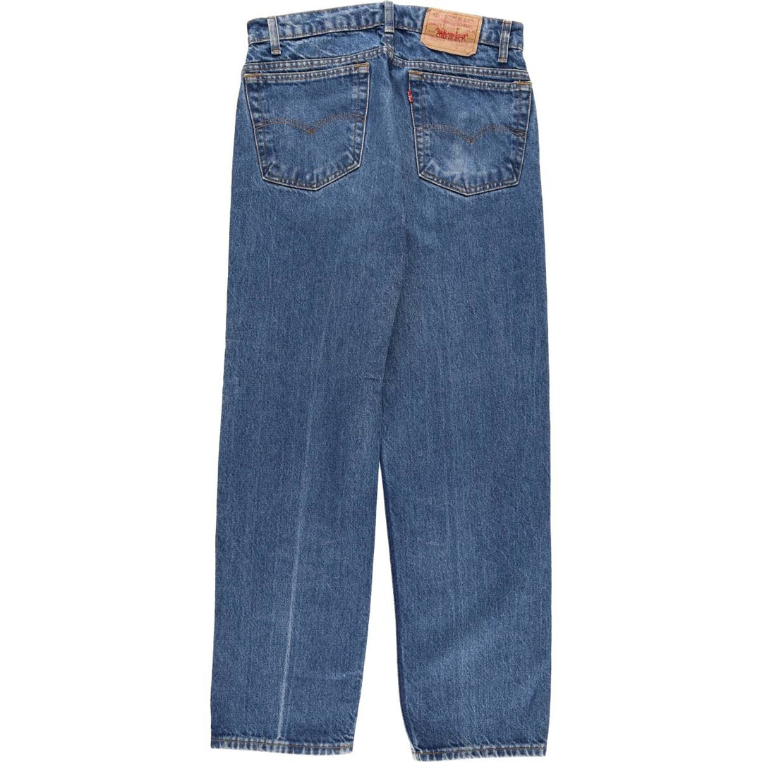 Vintage 1990'S Levi's 505-0216 Tapered Denim Pants, Made in USA, Men's Size 32 cotton blue type Vintage Second Hand