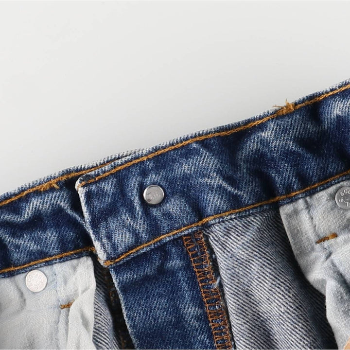 Vintage 1990'S Levi's 505-0216 Tapered Denim Pants, Made in USA, Men's Size 32 cotton blue type Vintage Second Hand