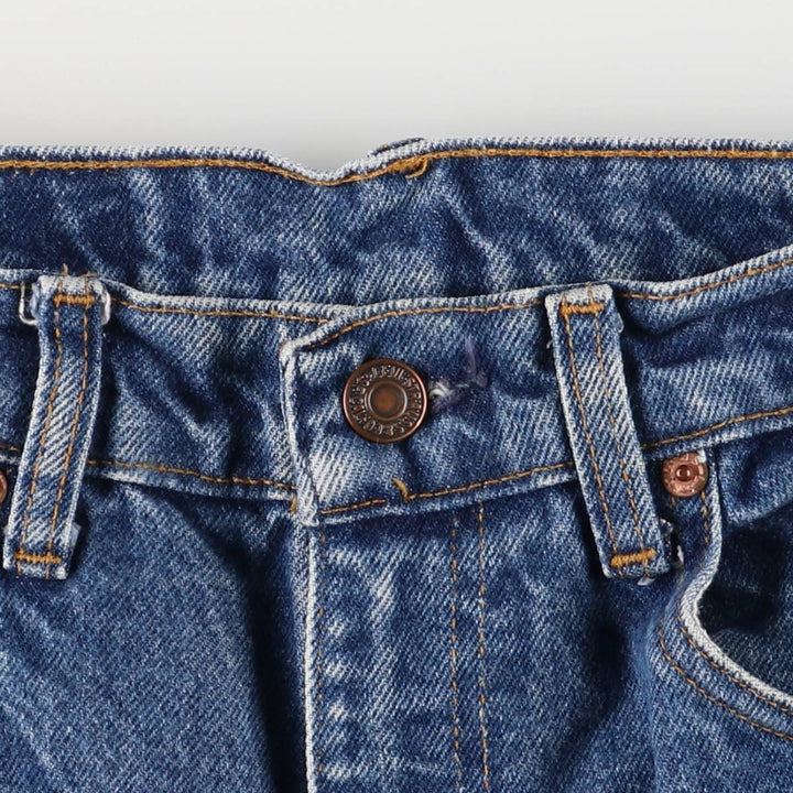 Vintage 1990'S Levi's 505-0216 Tapered Denim Pants, Made in USA, Men's Size 32 cotton blue type Vintage Second Hand