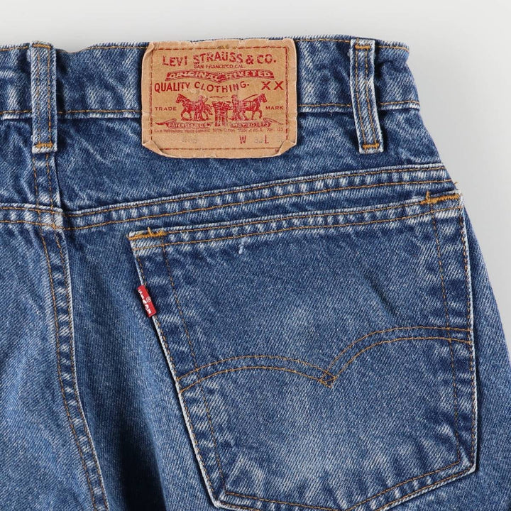 Vintage 1990'S Levi's 505-0216 Tapered Denim Pants, Made in USA, Men's Size 32 cotton blue type Vintage Second Hand