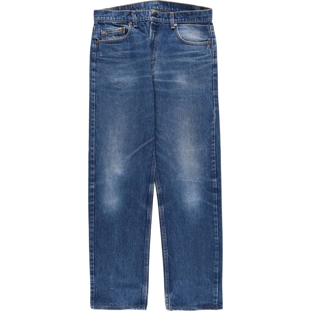 80'S Levi's 505-0217 Tapered Denim Pants Made in USA Men's W34 Vintage cotton blue type Vintage Second Hand