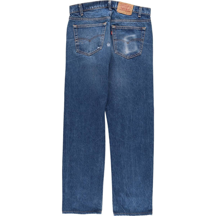80'S Levi's 505-0217 Tapered Denim Pants Made in USA Men's W34 Vintage cotton blue type Vintage Second Hand