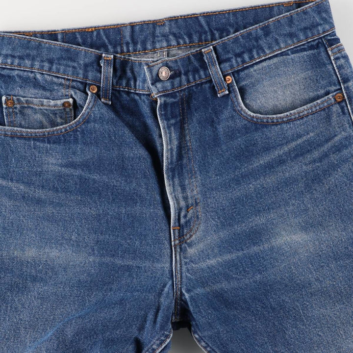 80'S Levi's 505-0217 Tapered Denim Pants Made in USA Men's W34 Vintage cotton blue type Vintage Second Hand
