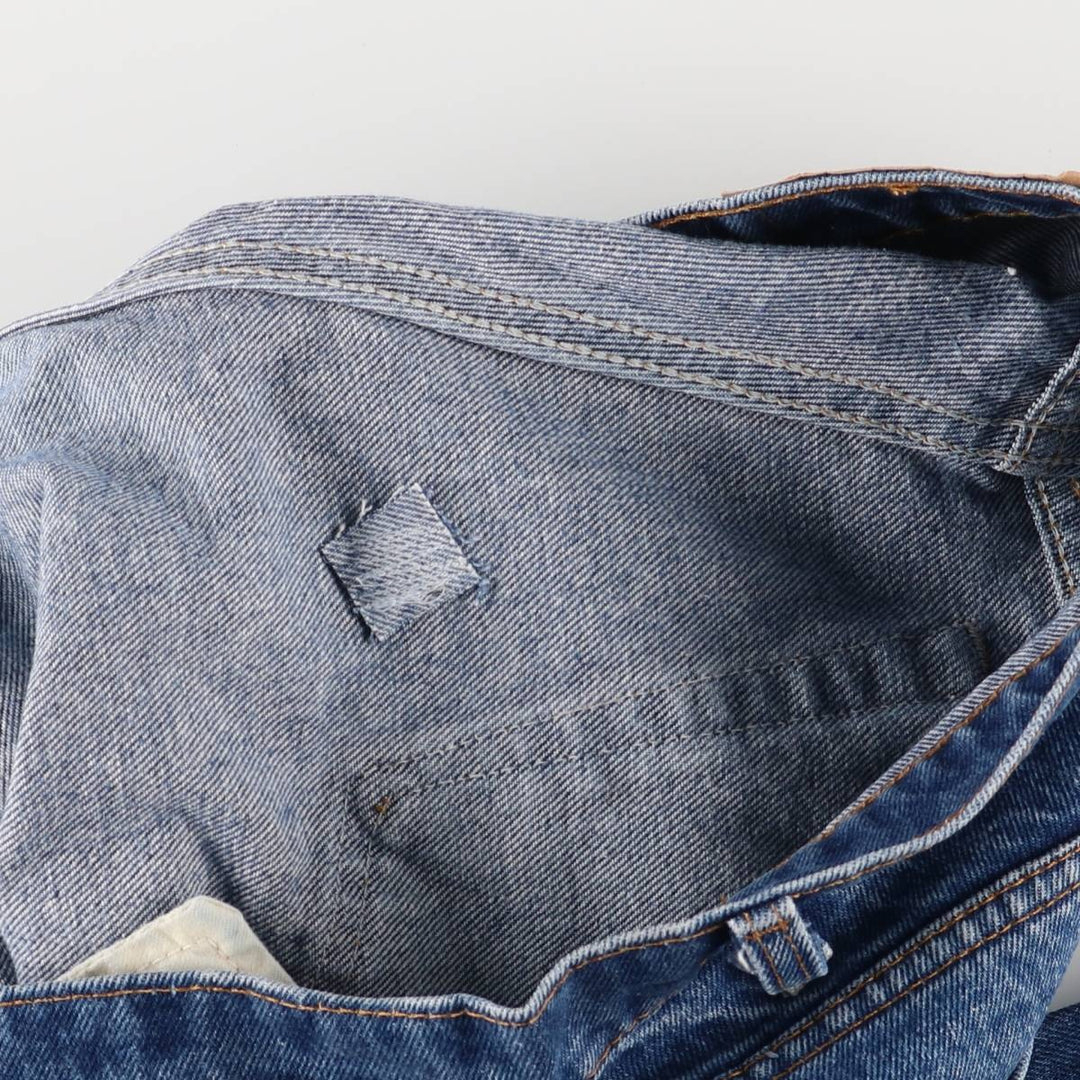 80'S Levi's 505-0217 Tapered Denim Pants Made in USA Men's W34 Vintage cotton blue type Vintage Second Hand