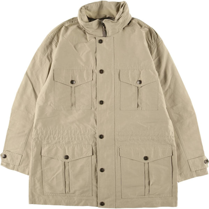 70s-80'S LLBean Mountain Jacket, Shell Jacket, Men's Size L cotton Beige type Vintage Second Hand