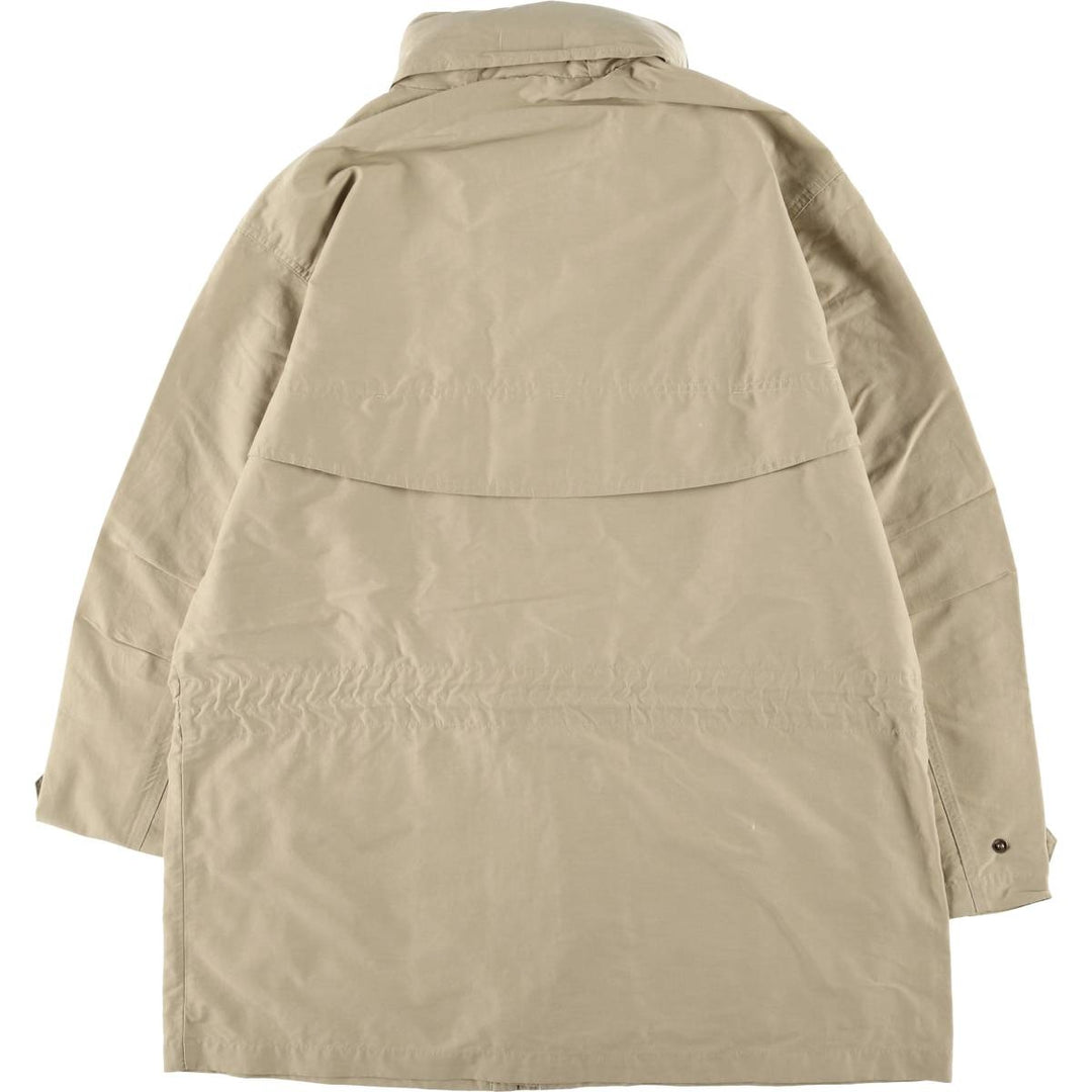 70s-80'S LLBean Mountain Jacket, Shell Jacket, Men's Size L cotton Beige type Vintage Second Hand