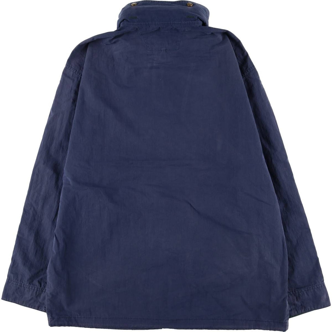 LLBean Mountain Jacket, Shell Jacket, Men's Size L cotton navy blue type Vintage Second Hand