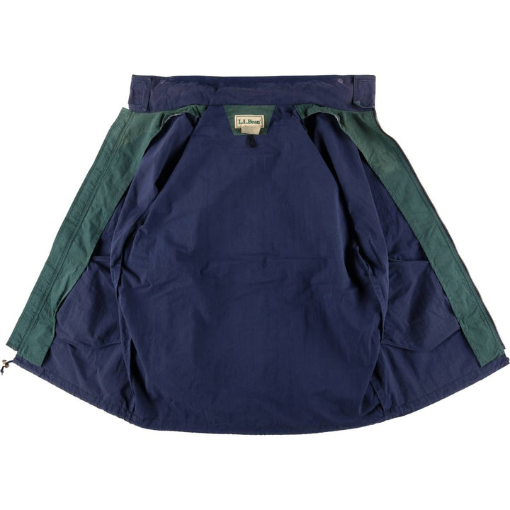LLBean Mountain Jacket, Shell Jacket, Men's Size L cotton navy blue type Vintage Second Hand